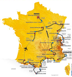 2010 Tour de France Schedule