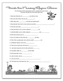 Click for printable baby shower games