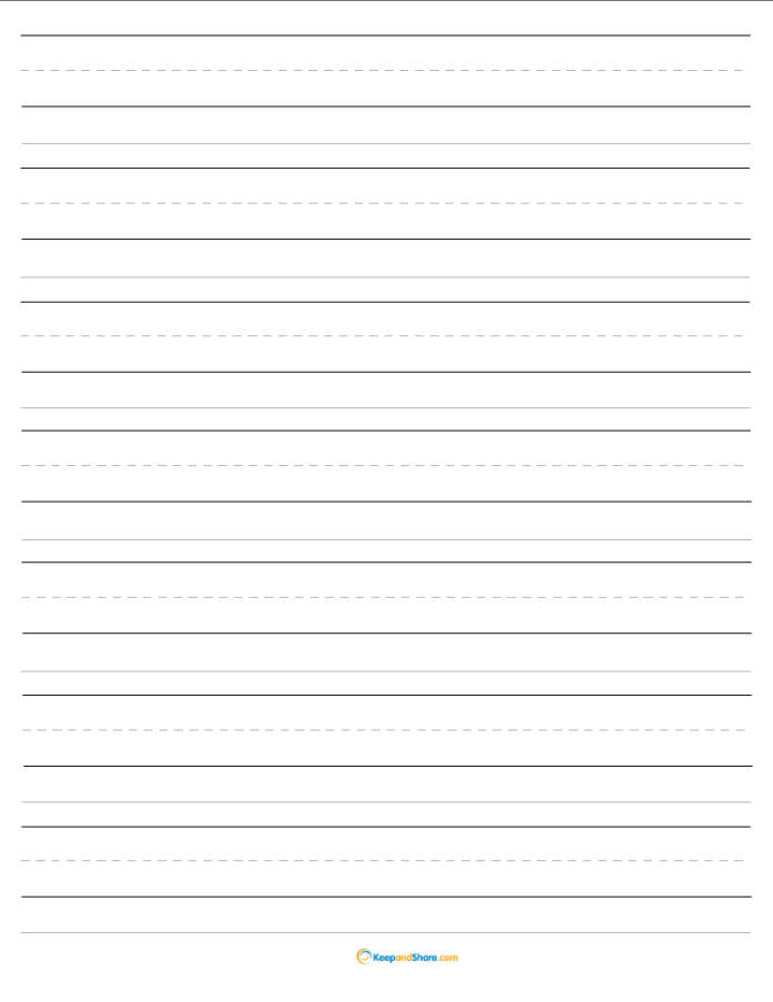 College Ruled Lined Paper Template Word 2007