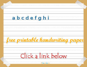 Free Printable Handwriting Paper - Best.
