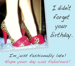belated birthday cards