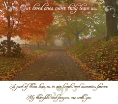 condolences card