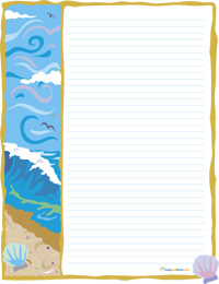 Click for printable Writing Stationery