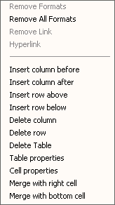 Context Menu