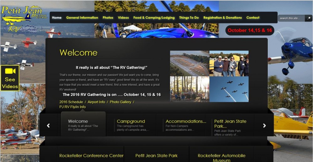 Petit Jean 2016 KMPJ The Gathering is ON again! Van's Air Force